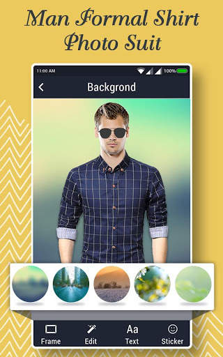 Man Formal Shirt Photo Suit Maker screenshot 3
