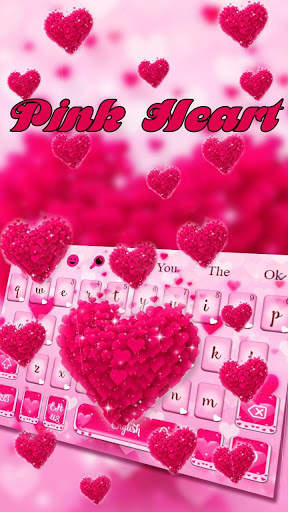 Love Heart Keyboard Theme 1 تصوير الشاشة