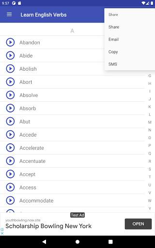 Conjugation Verbs In English - Offline screenshot 16