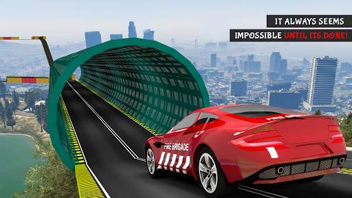 Ramp Car Stunts : impossible stunt car tracks 3d screenshot 11