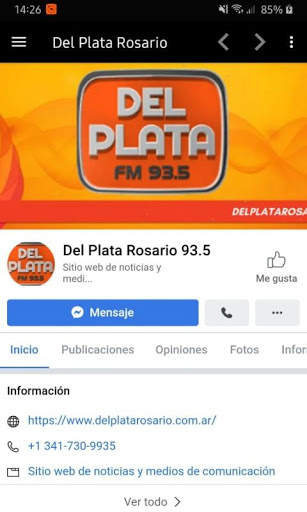 RADIO DEL PLATA ROSARIO 3 تصوير الشاشة