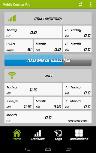 Mobile Counter | Data usage | Internet traffic screenshot 8