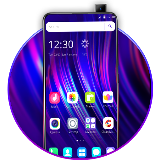 Purple Silk Business V15 Pro Theme icon