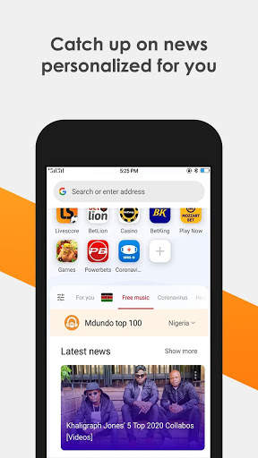 Browser Lite Ultra 2020: Safe and Secured Browser screenshot 1