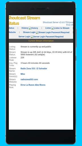 Radio de EL Salvador: Zone 503 screenshot 4
