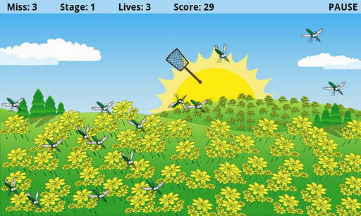 Funny Mosquito Smasher Free screenshot 2