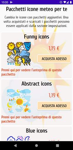 Previsioni meteo e qualitá dell´aria con Widgets screenshot 8