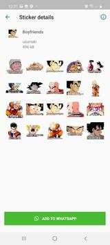 ملصقات انمي مجانية على الواتس اب 4 تصوير الشاشة