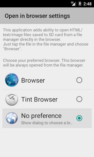 Open in Browser screenshot 1