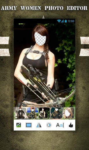 Army Women Photo Editor screenshot 3