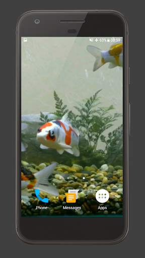 Koi Fish Tank Video Wallpaper screenshot 3