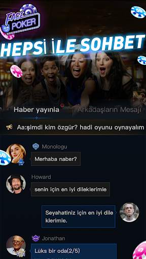 Yüz Pokeri -Canlı Video Pokeri screenshot 3