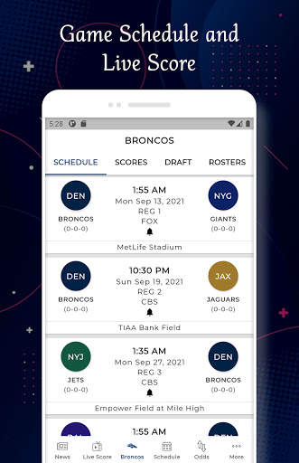 Broncos - Football Live Score screenshot 2