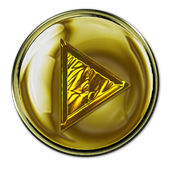 Poweramp Skin Dorado Gold icon