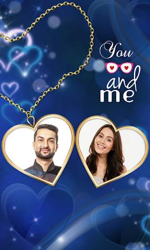 Couple Locket Photo Frames 3 تصوير الشاشة
