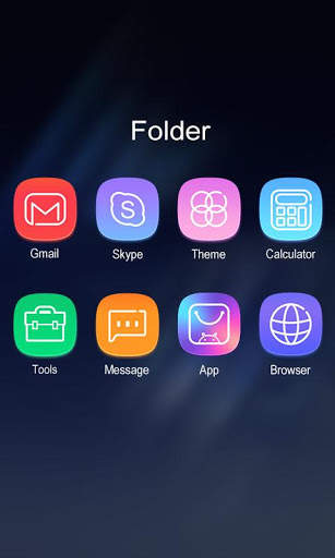Aurora GO Launcher Theme screenshot 5