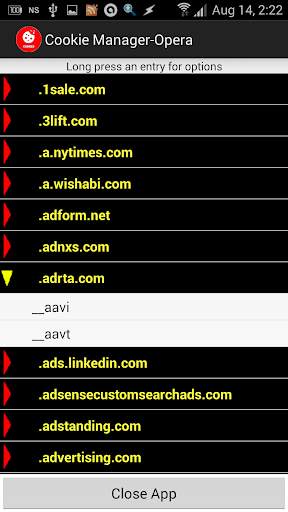 Cookie Manager for System Web View 1 تصوير الشاشة