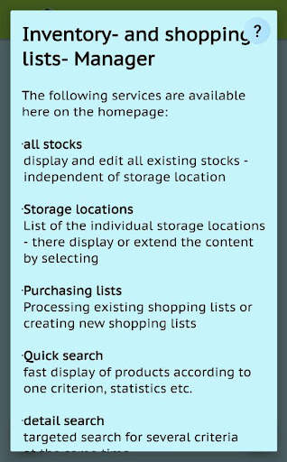 Inventory and Shopping list screenshot 8