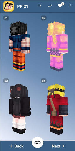 Anime Skins Minecraft 5 تصوير الشاشة