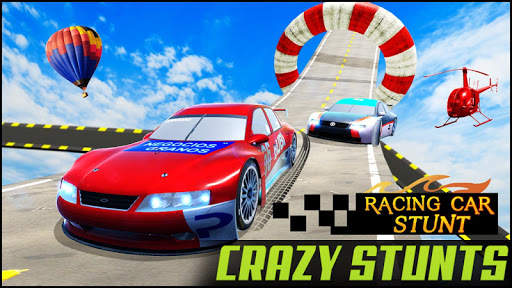 Racing Car Stunts : Mega Ramp car stunt races screenshot 2