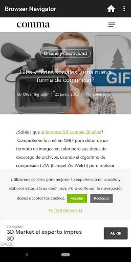 Browser Navigator screenshot 1
