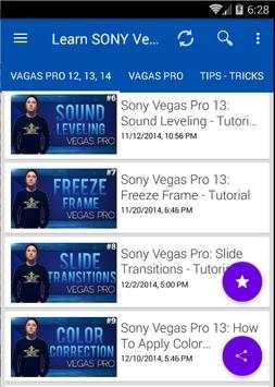 Learn Sony Vegas Pro Video Editing (unofficial) screenshot 1