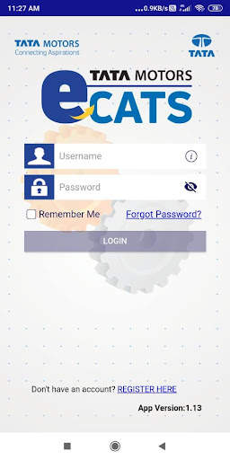 eCATS Mobile Application screenshot 2
