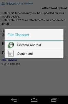 Inbox.com Webmail screenshot 5