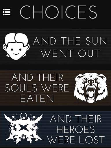 Choices That Matter - text based game screenshot 6