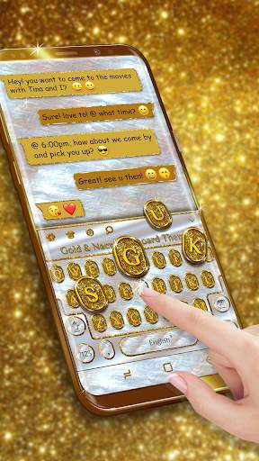 Gold and Nacre Keyboard screenshot 2