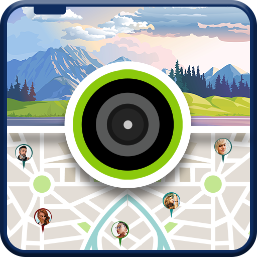 GPS Photo: With Location &amp; Map icon