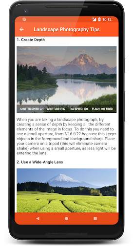 Photo Tips: Learn Photography screenshot 2