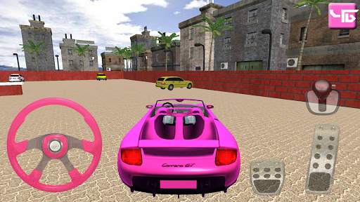 Girl Car Parking Game 3D screenshot 3
