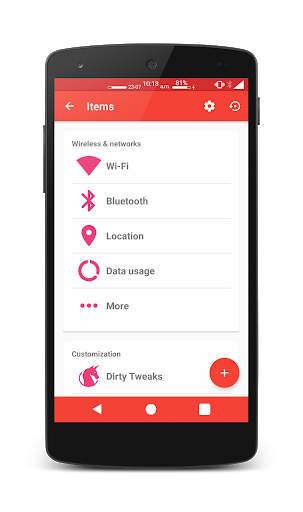 Settings Editor 5 تصوير الشاشة