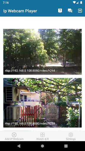 Ip Webcam Player screenshot 1