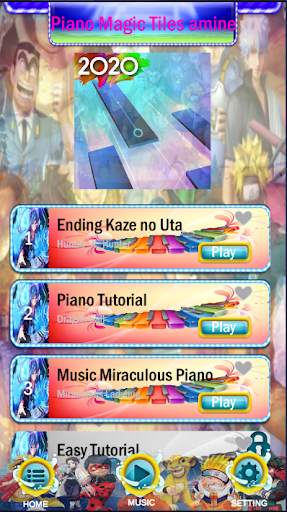 Anime Tiles: Piano 2021 screenshot 4
