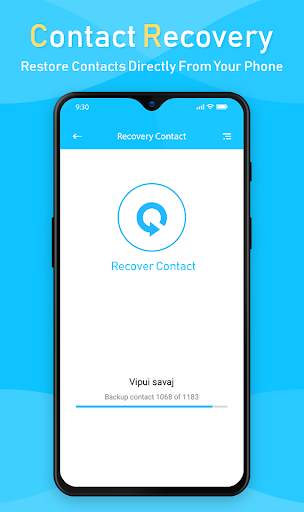 Contact Recover - Contact Backup & Restore 3 تصوير الشاشة