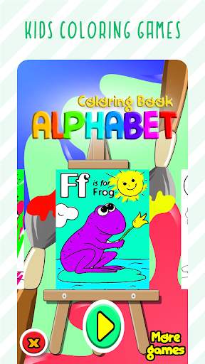 Coloring Games for Kids – Learn letters screenshot 1