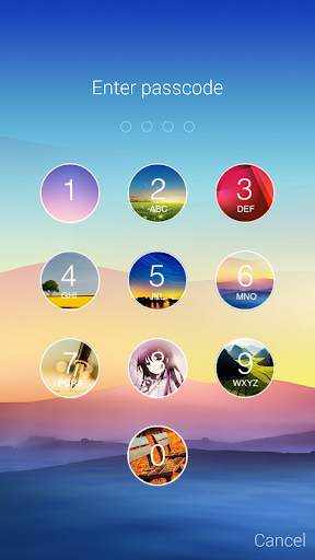 Folding Keypad Lock Screen screenshot 4