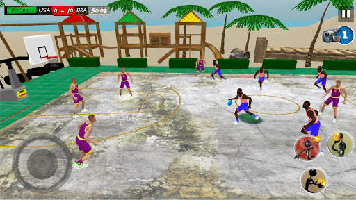 Beach Basketball 2021: Real Basketball Games screenshot 2