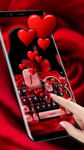 Valentine's Day Love Keyboard Theme screenshot 2