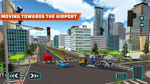 Airplane Pilot Bike Transporter Flight screenshot 5