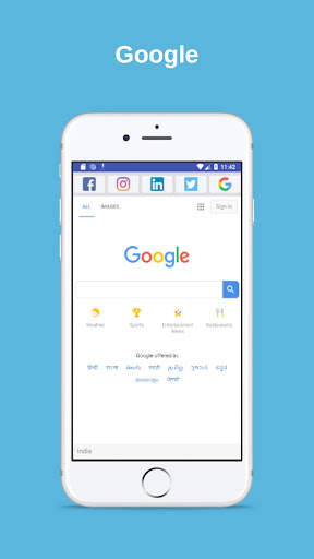Social Media At One Tap screenshot 1