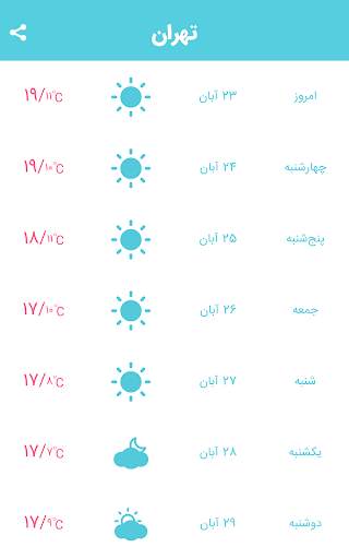 هواشناس ۴(هواشناسی) screenshot 3