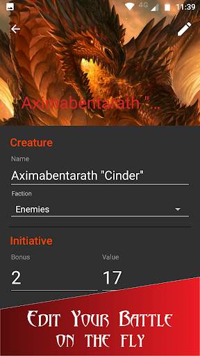 Initiative Tracker for D&D screenshot 2
