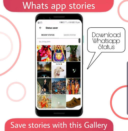 Bliss Gallery : Gallery Vault & Status saver screenshot 2