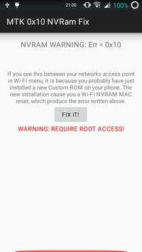 MTK NVRAM 0x10 FIX screenshot 1