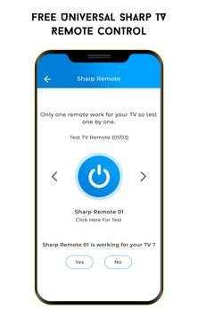 Free Universal Sharp Remote Control screenshot 2