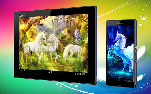 Magic Unicorn Live Wallpaper screenshot 2