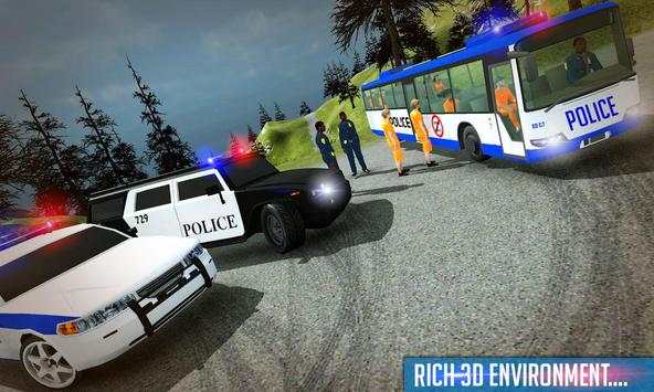 Offroad Police Bus Hill Driver screenshot 1